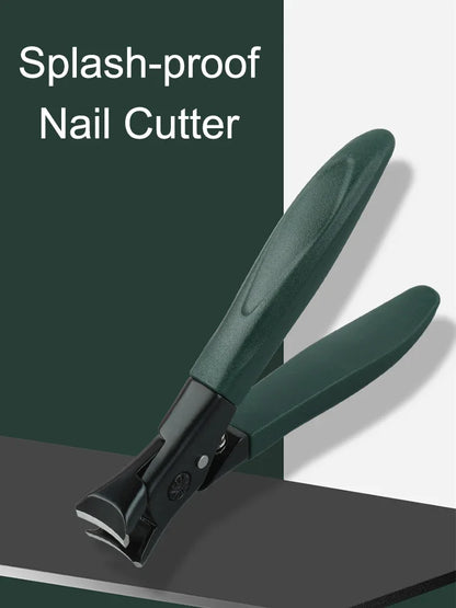 Stainless Steel Anti-Splash Nail Clipper for Thick Fake Nails - Smarsty