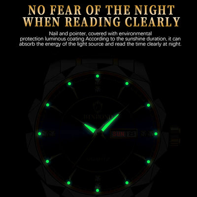 Luxury Waterproof Quartz Watch for Women with Luminous Feature - Smarsty