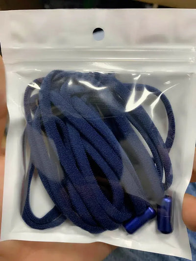 1Pair Elastic Lazy Shoelaces No Tie Shoe Laces Sneakers Flats Shoelaces for Kids Adult Quick Shoelace Fit All Shoes - Smarsty