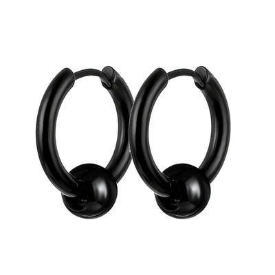 Punk Stainless Steel Stud Earrings Set for Men and Women - Smarsty