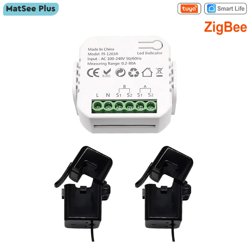 Tuya Smart ZigBee Energy Monitor with App Control - Smarsty