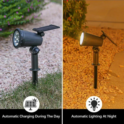 Adjustable LED Solar Spotlights for Outdoor Garden Lighting - Smarsty