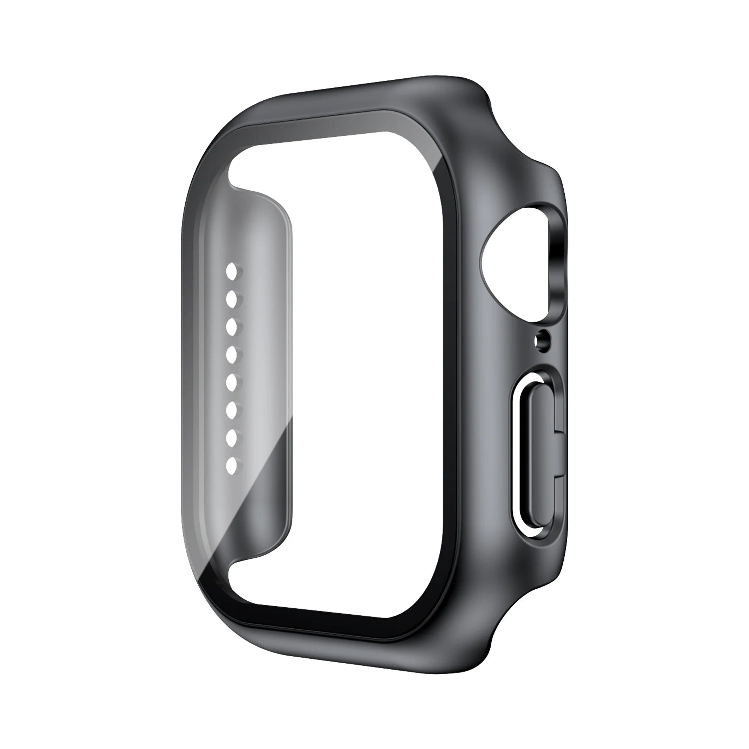 Tempered Glass+Case For Apple Watch 38mm 40mm 41mm 42mm 44mm 45mm 46mm Screen Protector Protective Cover iWatch 10 8 7 9 6 SE 5 - Smarsty