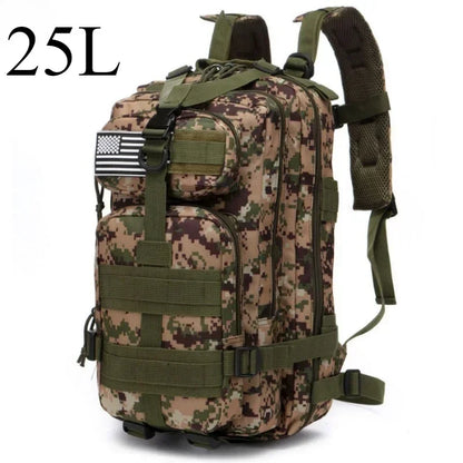 25L/50L Tactical Backpack Molle Bag Outdoor Bags Backpack for Hiking Camping Trekking Hunting Fishing GYM Bags Backpacks - Smarsty