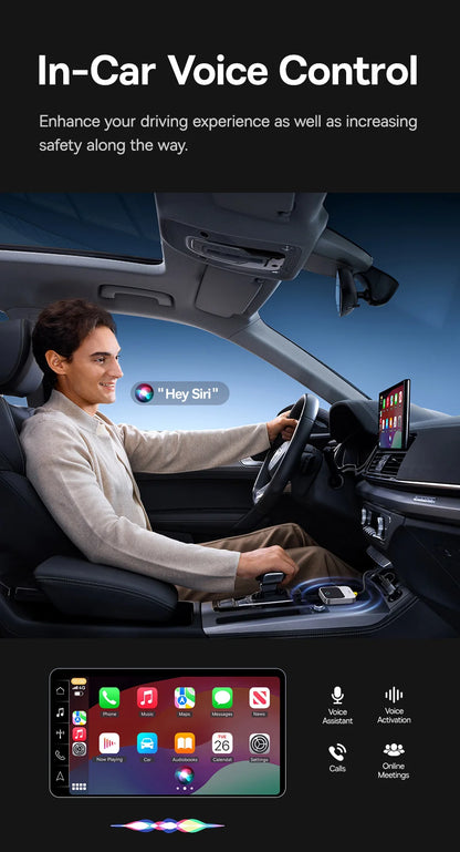 Wireless CarPlay Adapter Plug and Play Auto Connect - Smarsty