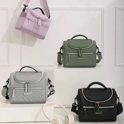 Insulated Lunch Bag With Padded Shoulder Strap For Work - Smarsty