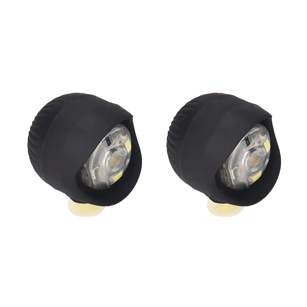 2pcs PVC LED Shoe Lights Charms Accessories for Night Rides, Walks & Dog Walks,Shoes Charms, 3 Lighting Modes