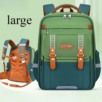 Waterproof Kids School Backpack With Orthopedic Support - Smarsty