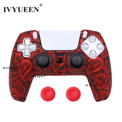 Water Transfer Printing Silicone Case for PS5 Controller - Smarsty