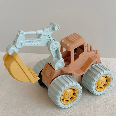 Beach Toys Construction Trucks for Toddler Toys Play Sand Toys Construction Cars for Boys Girls Dump Tractor Toy with Loader by Smarsty