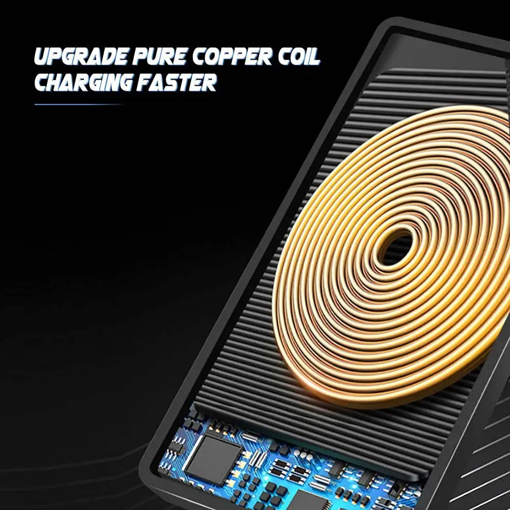 Car Wireless Charger With Silicone Pad Stand Fast Charging - Smarsty
