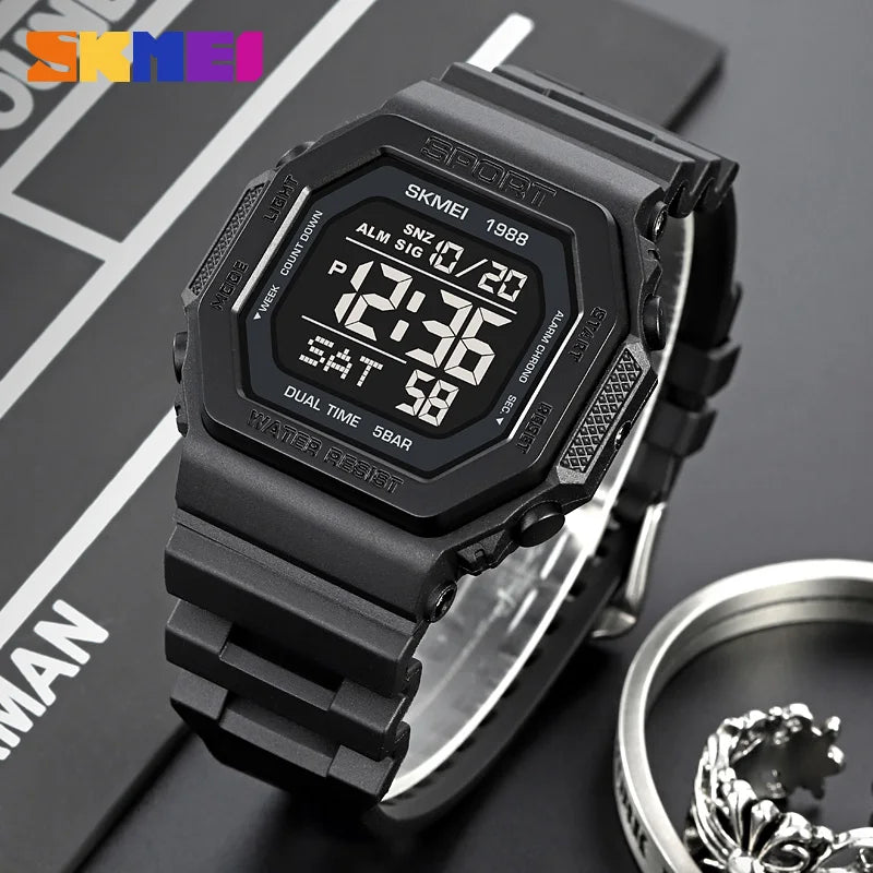 SKMEI Military Countdown Chrono Watch for Men - Smarsty