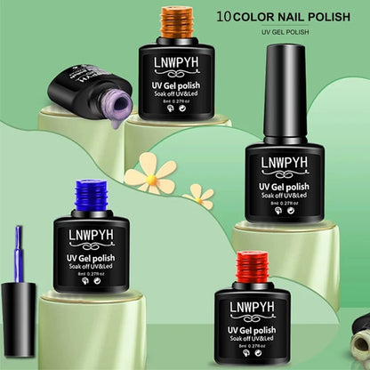Gel Nail Polish Kit With UV Lamp And Drill - Smarsty