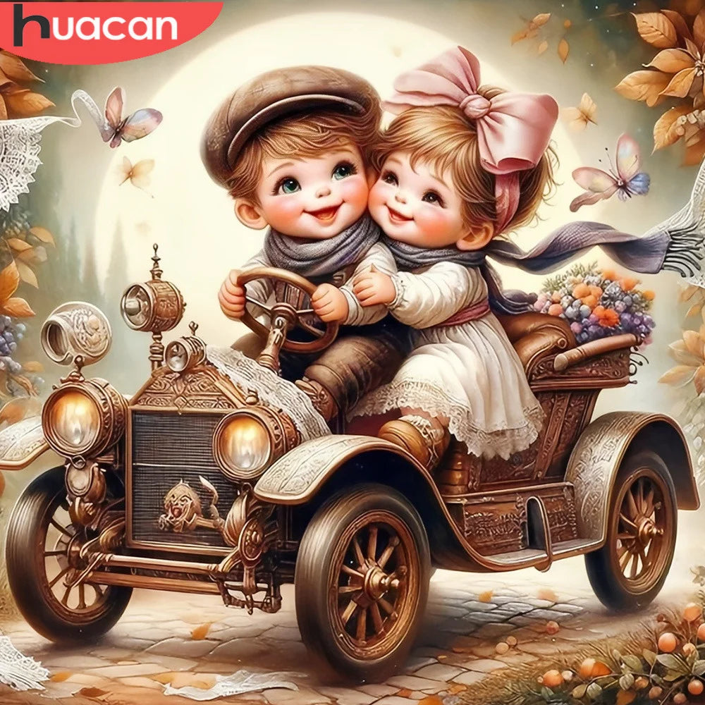 HUACAN 5D Diamond Painting Kit for Kids and Adults - Smarsty