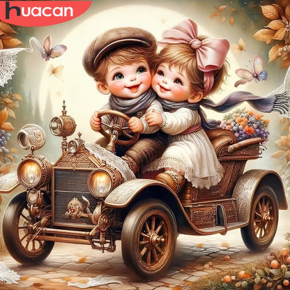 HUACAN 5D Diamond Painting Kit for Kids and Adults - Smarsty