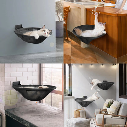 Wall Mounted Cat Hammock Bed with Breathable Design - Smarsty