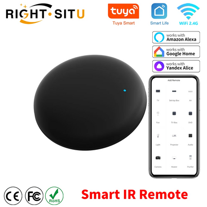 Tuya WiFi Smart IR Remote Control Compatible with Alexa - Smarsty