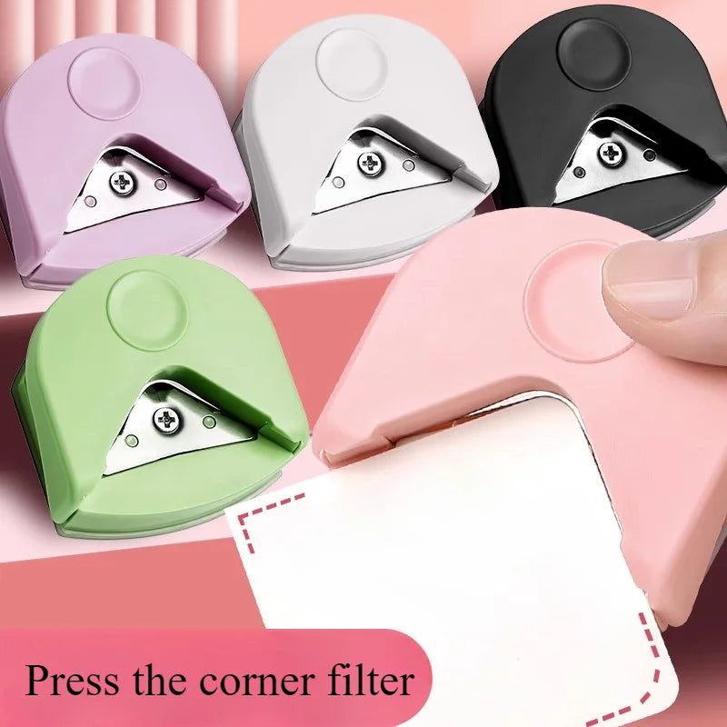 circle cutter button maker Corner round machine corner punching portable paper cutter card photo cutting - Smarsty