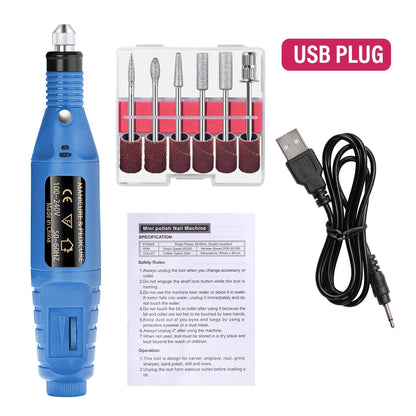 YIKOOLIN Electric Nail Drill Machine Kit for Perfect Manicures - Smarsty