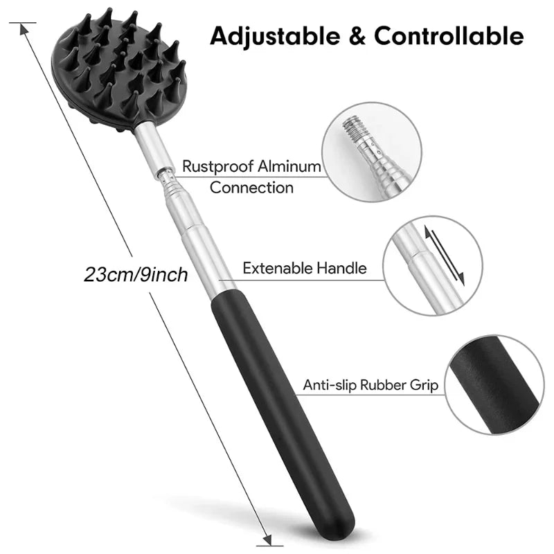 Telescopic Back Scratcher Massager Kit for Itch Relief - Smarsty