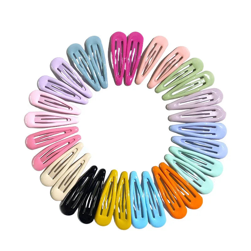 Cute Cartoon Hairpins for Girls 40Pcs Colorful Animal and Fruit Clips - Smarsty