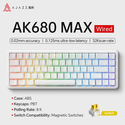 Magnetic Switch 60 Percent Mechanical Keyboard For Gaming