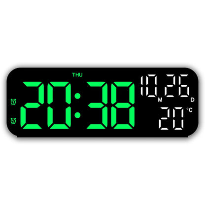 Voice Control Digital Alarm Clock with Temperature Display - Smarsty