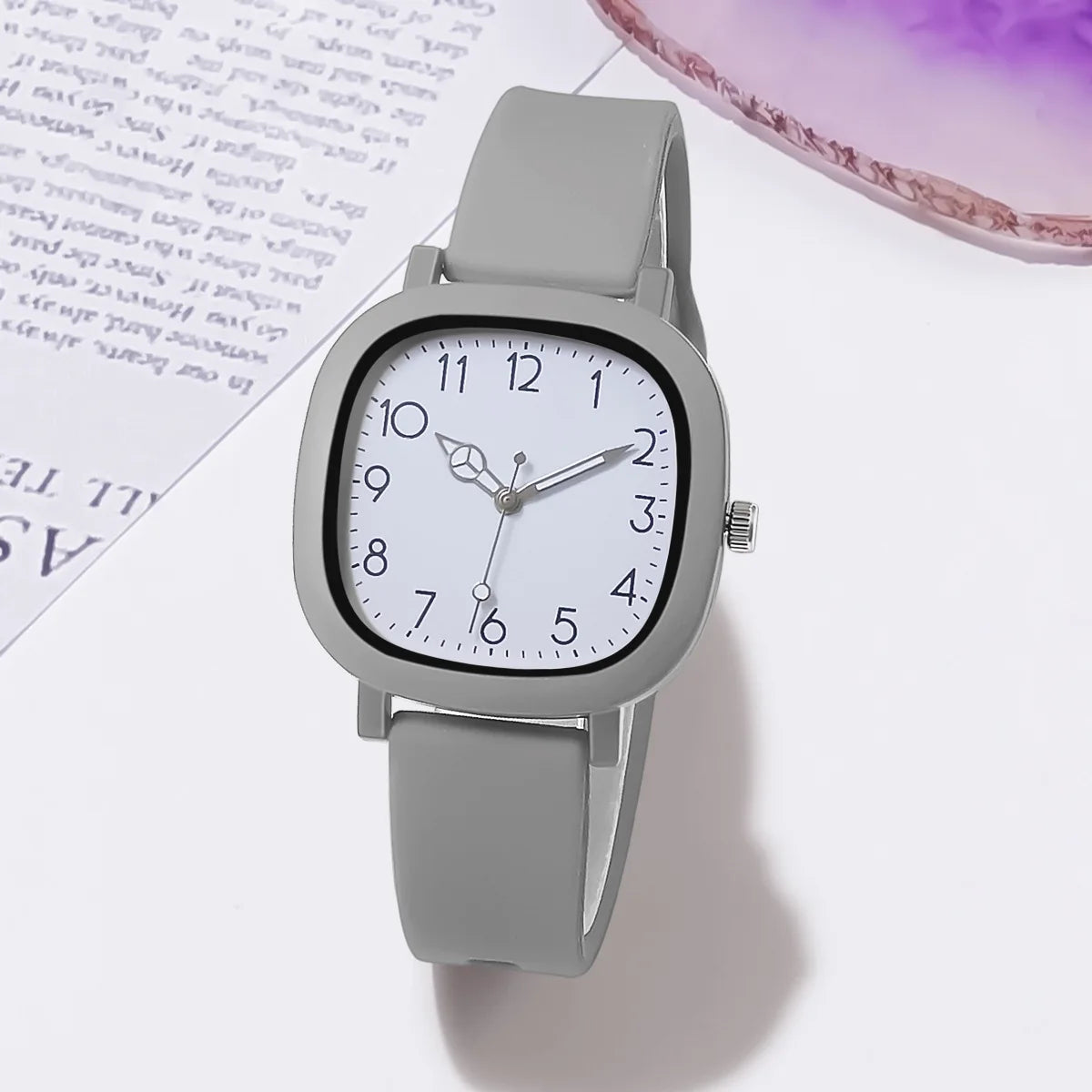 Fashion Brand Bear Women Quartz Watch with Silicone Band - Smarsty