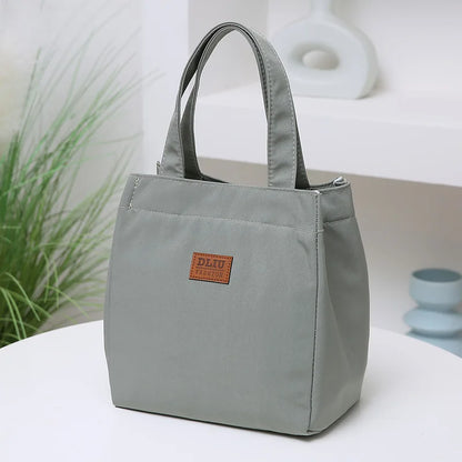 Large Insulated Lunch Bag With Aluminum Foil Top Handle - Smarsty