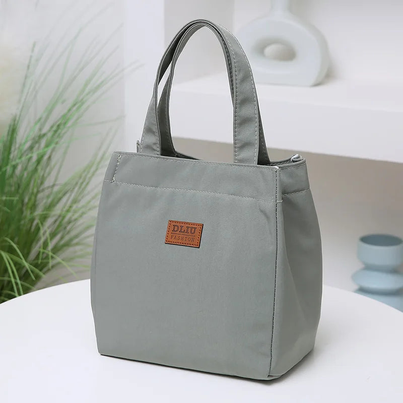 Large Insulated Lunch Bag With Aluminum Foil Top Handle - Smarsty