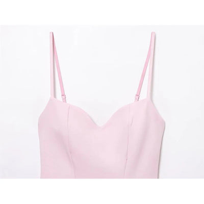 Dresses Summer Women's 2025 New Chic Slim Tube Top Elegant Mini Camisole Women's Dress Street Fashion Youth Holiday Dress - Smarsty