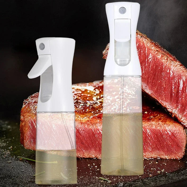 200/300/500mlOil Spray Plastic Household Kitchen Oil Spray Bottle Nebulizing Mist Filling Cooking Dual Use BBQ Camping Dispenser by Smarsty