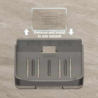 Wall Mounted Soap Holder with Double Drainage Design - Smarsty