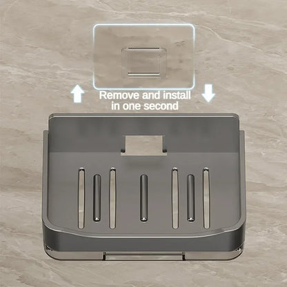 Wall Mounted Soap Holder with Double Drainage Design - Smarsty