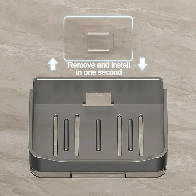 Wall Mounted Soap Holder with Double Drainage Design - Smarsty
