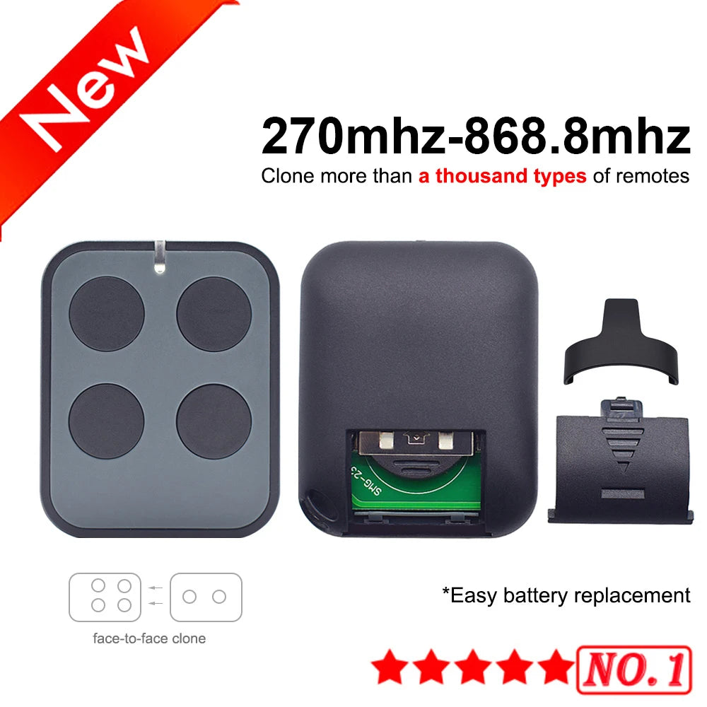 Universal Garage Door Remote Control Duplicator 280-868MHz - Smarsty