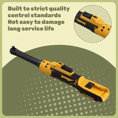 Extended Cordless Electric Ratchet Wrench for Easy Nut Removal - Smarsty