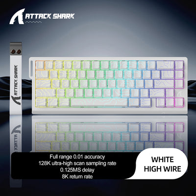 Wired Mechanical Gaming Keyboard With Rapid Trigger 8000Hz - Smarsty