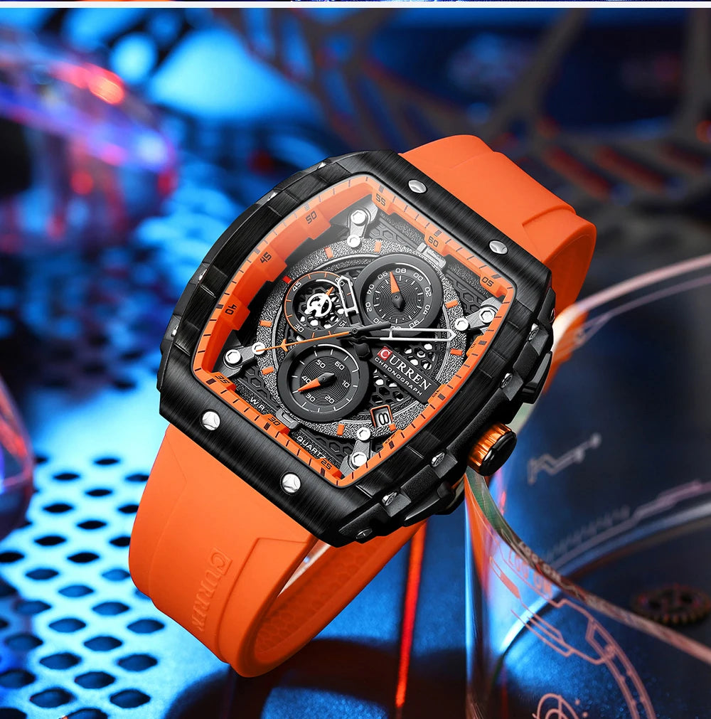 Curren Sports Large Dial Casual Quartz Watch - Smarsty