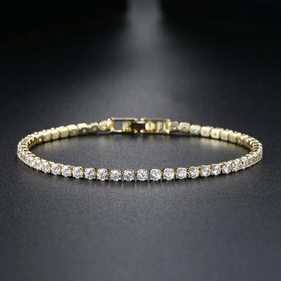 Zirconia Tennis Bracelet for Women Elegant Wedding Jewelry - Smarsty