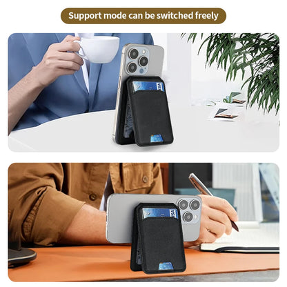 MagSafe Leather Wallet Case for iPhone Card Holder - Smarsty