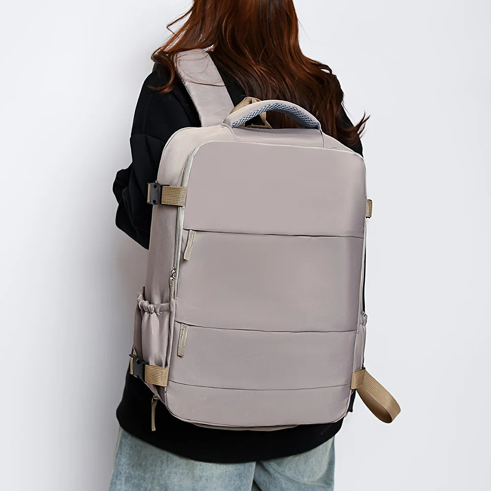 Couples Leisure Lightweight Backpack Travel Backpack Female New Backpack Student Schoolbag Large Capacity Travel Commuter Luggag - Smarsty