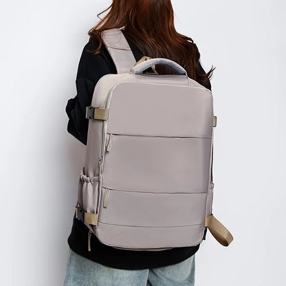Couples Leisure Lightweight Backpack Travel Backpack Female New Backpack Student Schoolbag Large Capacity Travel Commuter Luggag - Smarsty