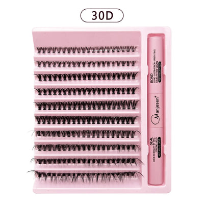 DIY Eyelash Extension Kit with 200 Clusters for Natural Look - Smarsty