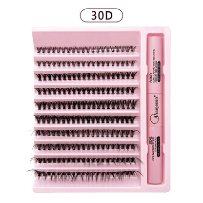 DIY Eyelash Extension Kit with 200 Clusters for Natural Look - Smarsty