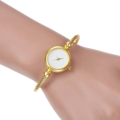 Luxury Gold Bangle Bracelet Watch for Women - Smarsty