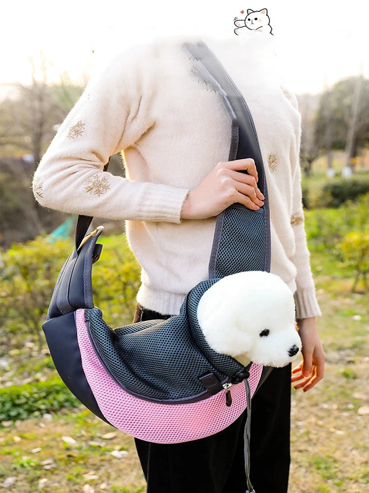 Breathable Mesh Pet Backpack Carrier for Small Dogs - Smarsty