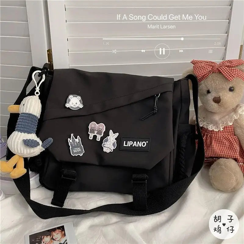 Nylon One Shoulder Crossbody Bag Large Capacity Travel - Smarsty
