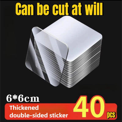 Double Sided Adhesive Tape Nano Reusable Super Strong Transparent Wall Stickers WaterProof Widely Used Wall Mount Sticker - Smarsty