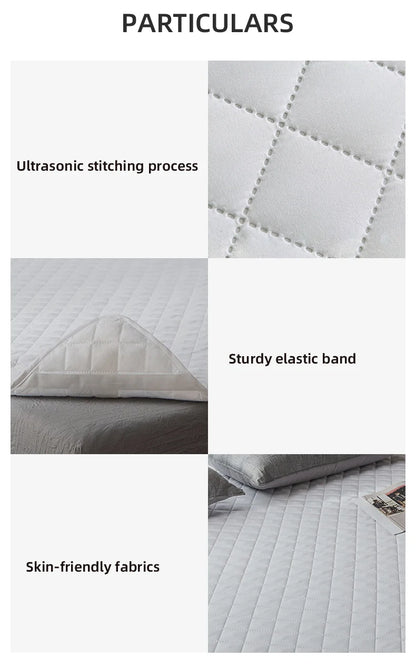 Ultrasonic Washable Mattress Protector Cover Pad - Smarsty